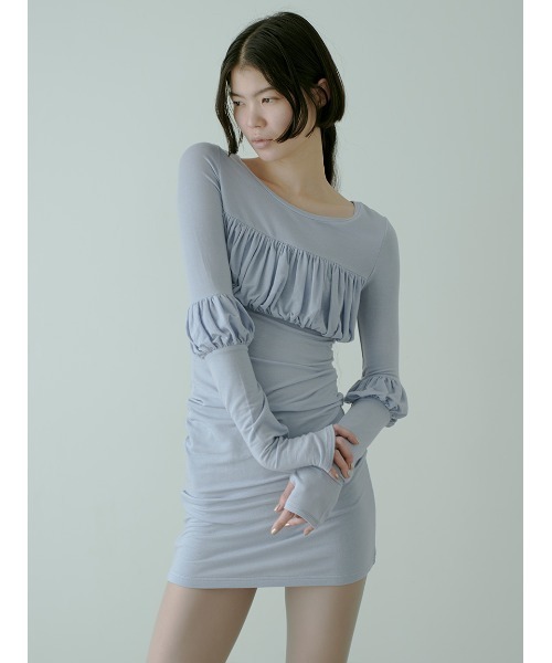 「SORIN」 長袖カットソー 38 ホワイト レディース_画像8