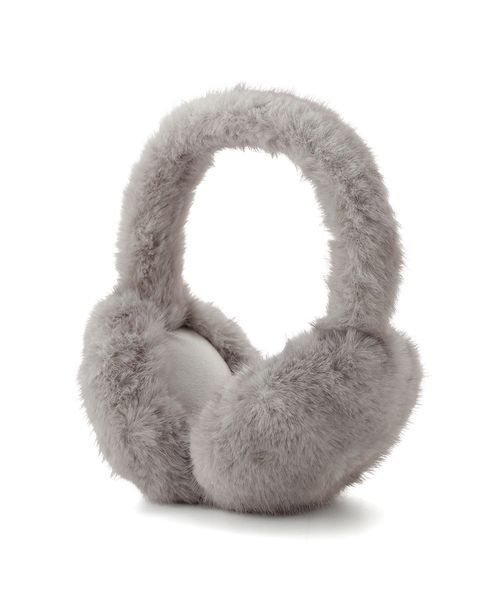 即購可　完売FUZZYKON 灰色　y2kファーイヤーマフ　耳当て FURFUR（ファーファー） 耳当て イヤーマフ エコファーイヤーマフ
