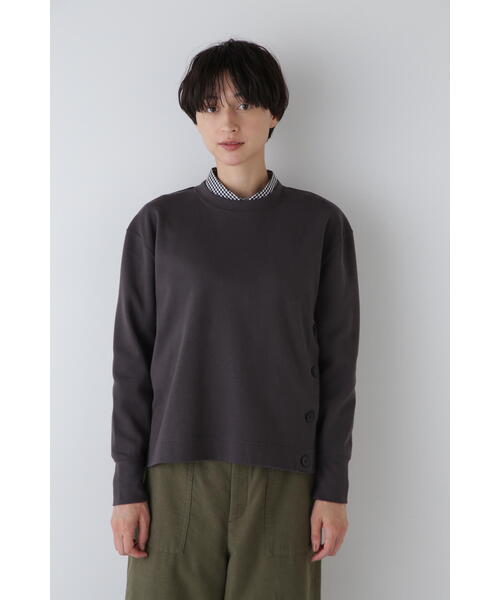 「human woman」 長袖カットソー MEDIUM レッド レディース_画像3