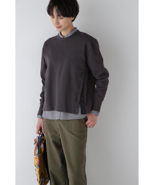 「human woman」 長袖カットソー MEDIUM レッド レディース_画像4