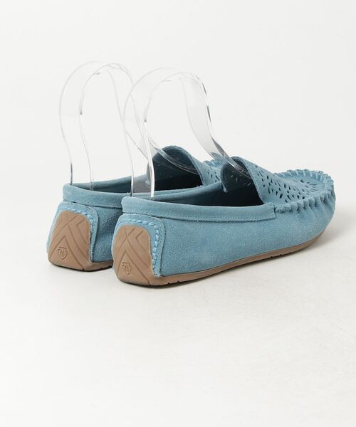 「Minnetonka」 モカシンシューズ 7 ブルー レディース_画像2