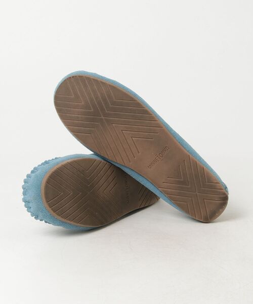 「Minnetonka」 モカシンシューズ 7 ブルー レディース_画像3