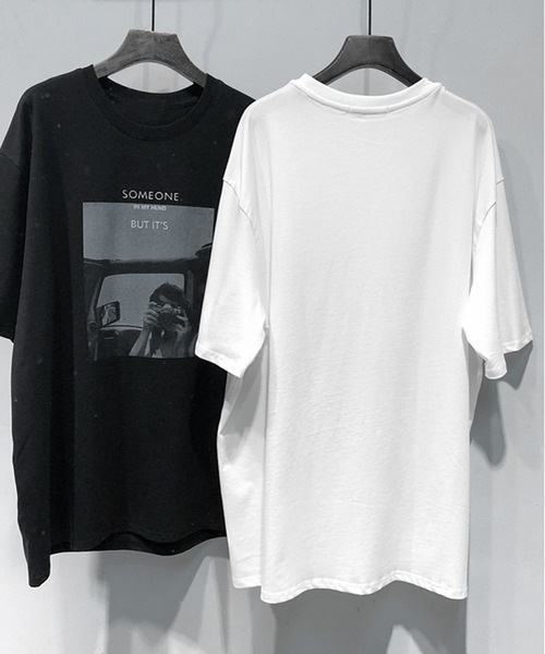 「JOHNNY WOLF」 半袖Tシャツ L ブラック メンズ_画像4
