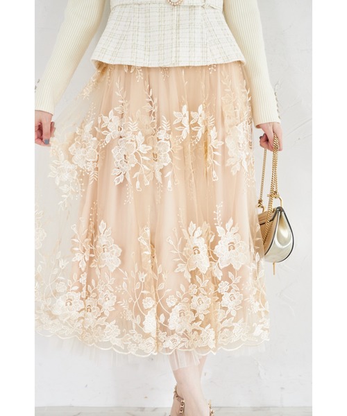 「tocco closet」 フレアスカート M ラベンダー レディース_画像2