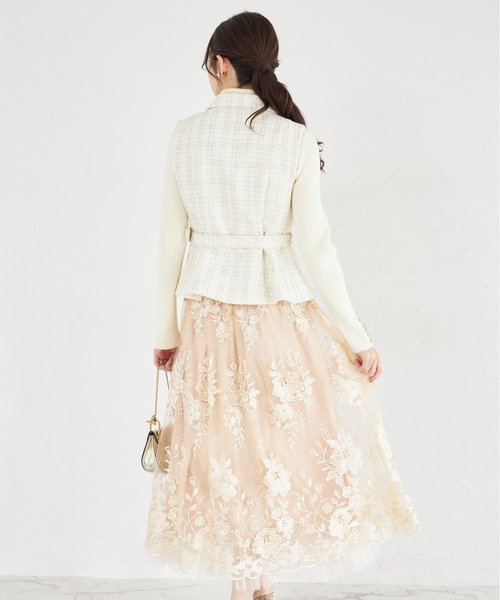 「tocco closet」 フレアスカート M ラベンダー レディース_画像5