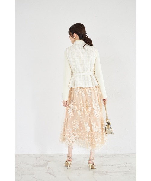 「tocco closet」 フレアスカート M ラベンダー レディース_画像6