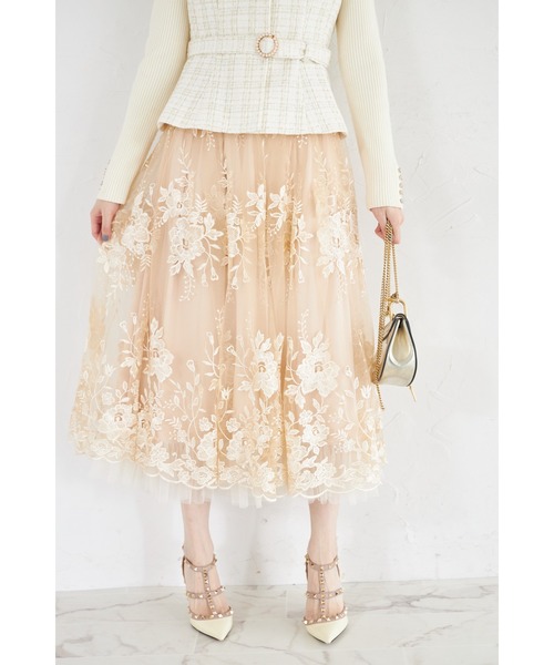 「tocco closet」 フレアスカート M ラベンダー レディース_画像7