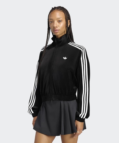 adidas（アディダス） ジャージ プリーツベロア トラックトップ 