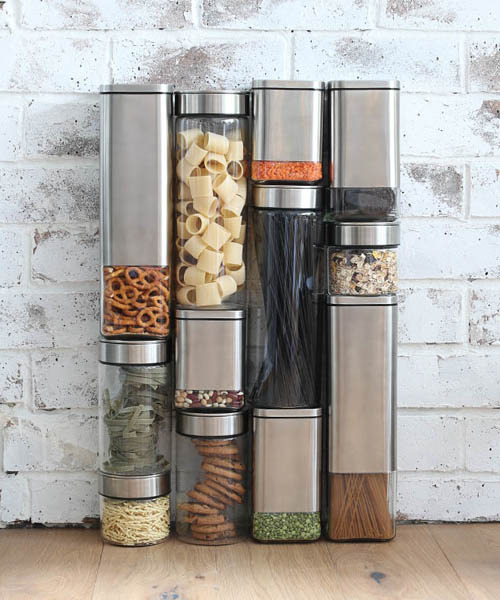 ダルトン (Dulton) のキューブ ジャー ウィズ プレス リッド DULTON（ダルトン） キッチン CUBE JAR WITH PRESS LID L/キューブ