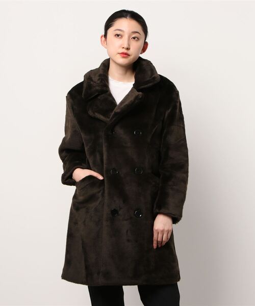 DELUXE（デラックス） コート アウター 「mikomori × DELUXE」ECO FUR