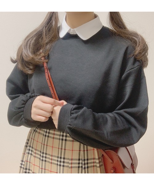 ⚫︎TAO⚫︎ 白Thank you のつけ襟 白花が浮かぶ付け襟 – ONE PEACE ONLINE