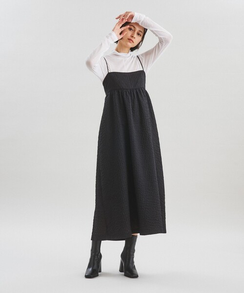 GRACE CONTINENTAL（グレースコンチネンタル） ワンピース エンボス