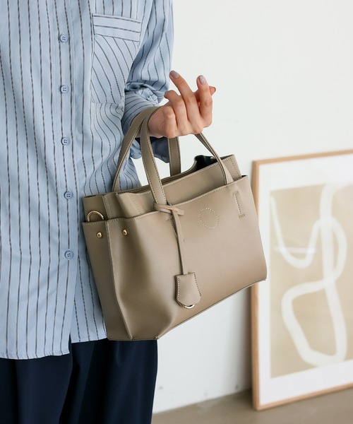 VitaFelice（ヴィータフェリーチェ） トートバッグ 2wayスクエアトート