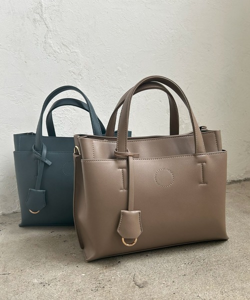 VitaFelice（ヴィータフェリーチェ） トートバッグ 2wayスクエアトート