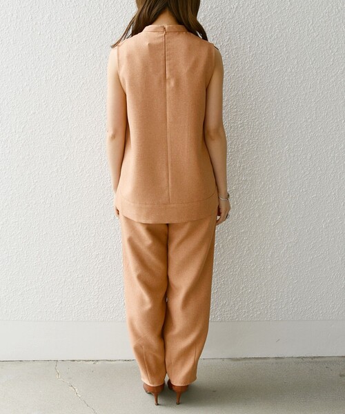 「SHIPS any」 ノースリーブブラウス ONE SIZE ブラウン レディース SHIPS any 「SHIPS any」 ノースリーブブラウス ONE SIZE