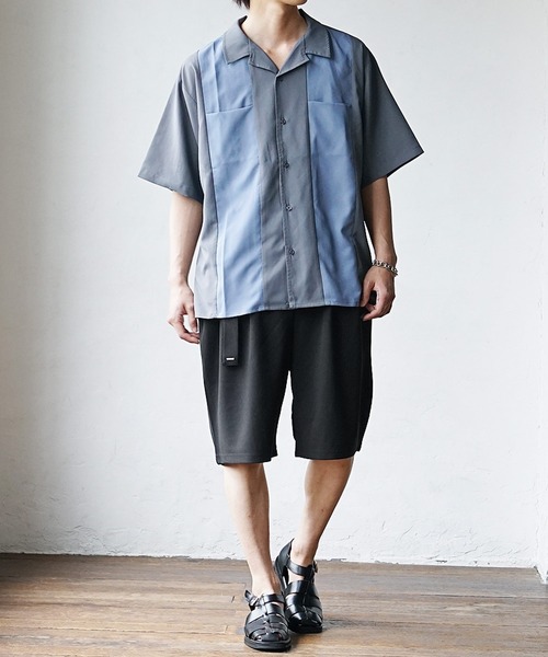 MinoriTY パンツ 「MinoriTY」ベルト付きワイドハーフパンツ