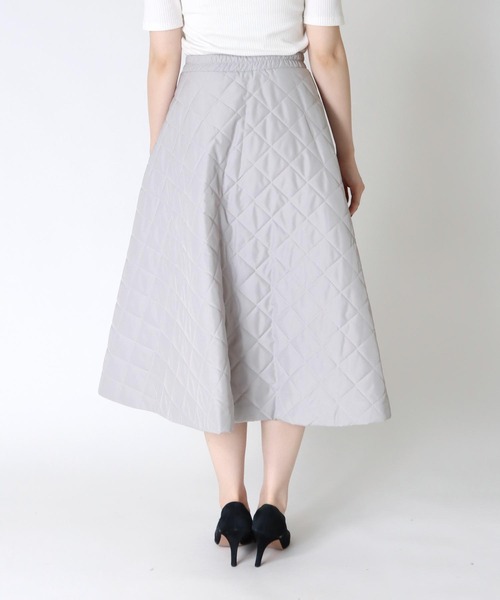 Jines（ジネス） スカート キルティングフレアースカート : ZOZOTOWN