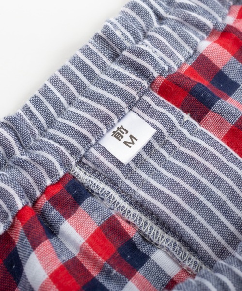 arakawa1886 パジャマ 「arakawa1886」3重ガーゼストライプ×チェック