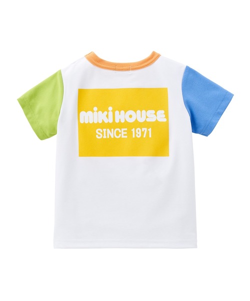 MIKI HOUSE（ミキハウス） tシャツ バックボックスロゴ半袖Tシャツ 