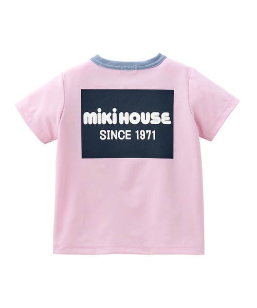 MIKI HOUSE（ミキハウス） tシャツ バックボックスロゴ半袖Tシャツ 