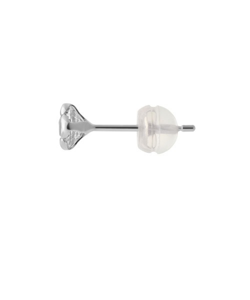 ピアス K10ホワイトゴールド 一粒 ピアス レディース_2