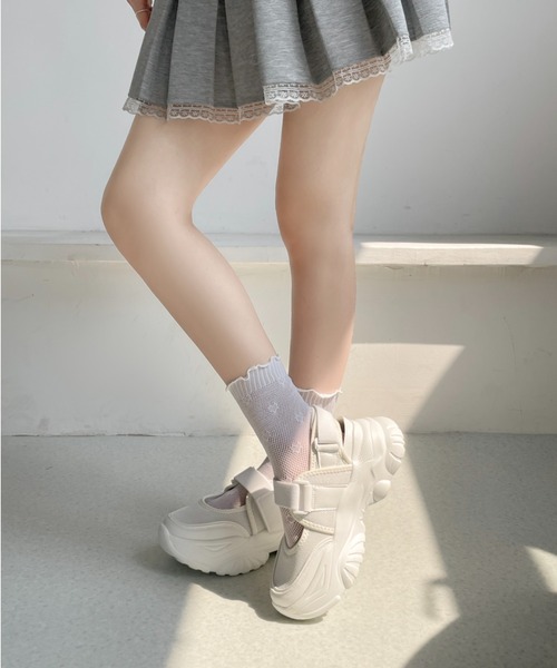 Shoes in Closet（シュークロ） スニーカー 軽量厚底 ボリュームソール