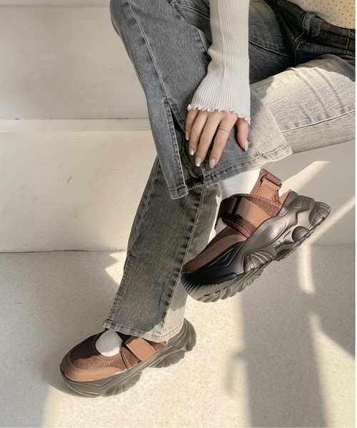 Shoes in Closet（シュークロ） スニーカー 軽量厚底 ボリュームソール