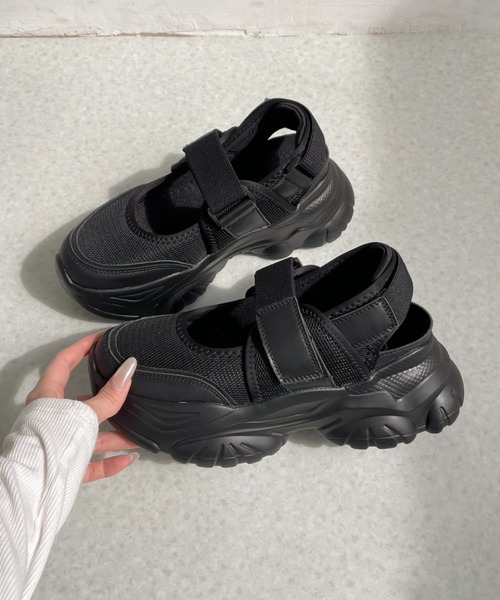 Shoes in Closet（シュークロ） スニーカー +6.5cm 軽量 厚底
