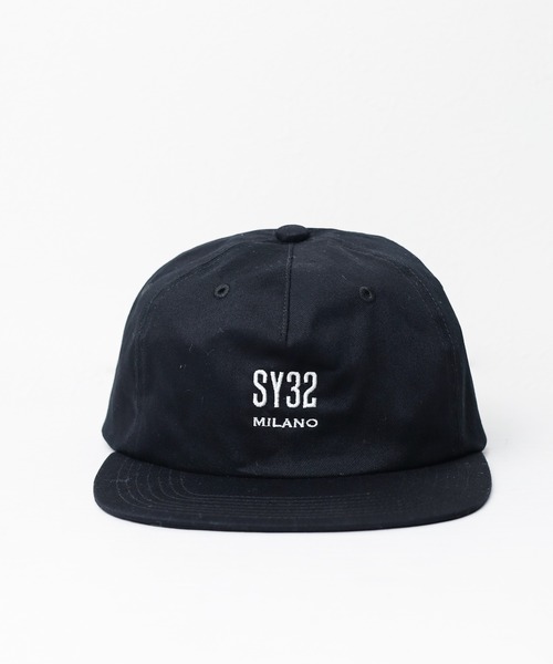 SY32 キャップ 32ck キャップ 3D LOGO TRUKER MESH CAP BLACK SY32 by SWEET YEARS
