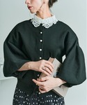 つけ襟 付け襟 総レース デザイン 付け襟の詳細画像3