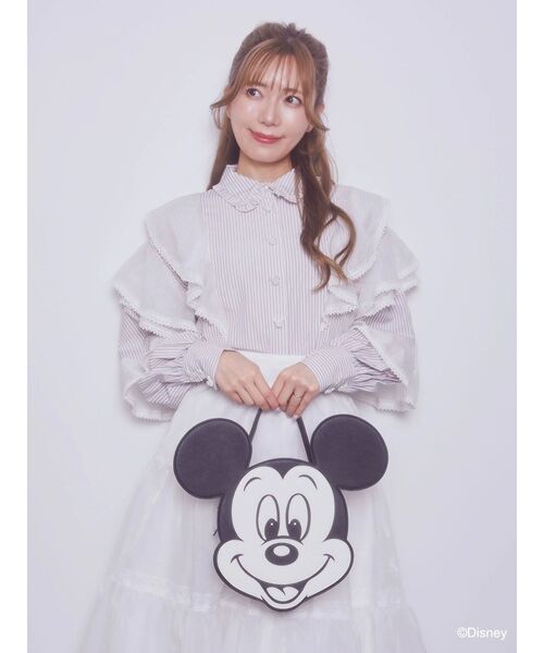 Disney ショルダーバッグ バッグ ミッキー/モノトーンフェイス