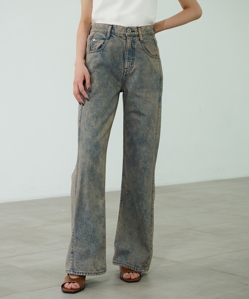 PUBLIC DENIM MULTI RELAX フレアデニム　デニム PUBLIC TOKYO ジーンズ デニム デニムパンツ DENIM MULTIRELAX