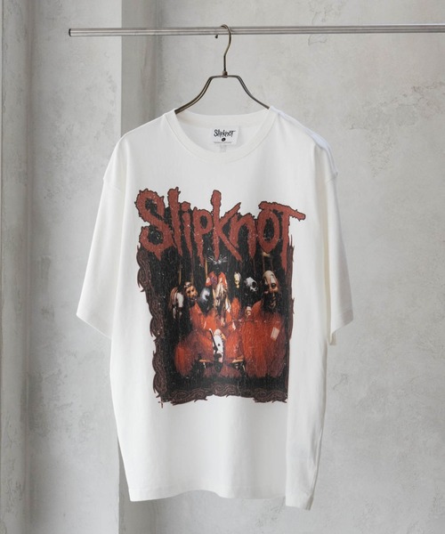 Slipknot グラフィックTシャツ Lサイズ tシャツ Slipknot ロゴプリントTEE メンズ レディース
