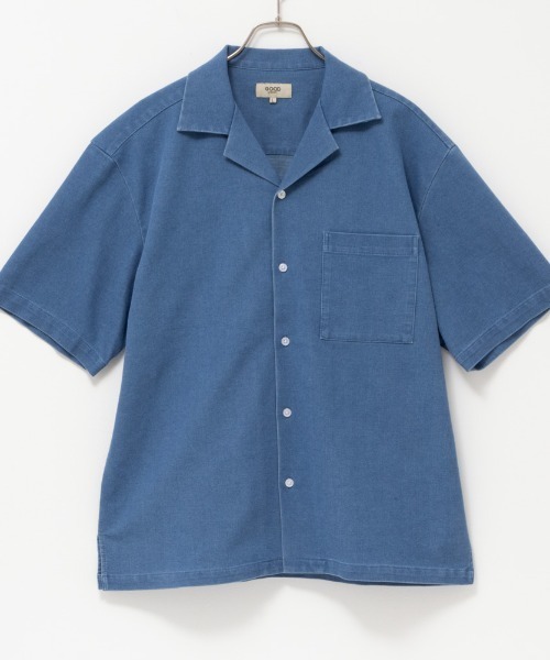 TODAYFUL ブルー 半袖シャツ Fサイズ TODAYFUL 「TODAYFUL」 半袖シャツ FREE ブルー レディース
