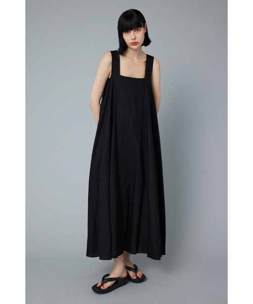 バックオープン ノースリーブ ドレス ワンピース ロング丈 HeRIN.CYE ワンピース Back open dress バックオープンドレス