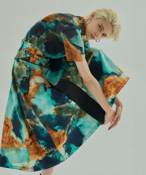 UNITED TOKYO」 フレアスカート 1 ライトブルー レディース - その他 