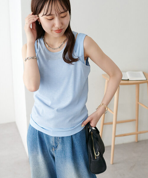 Discoat（ディスコート） タンクトップ ノースリーブ 「新色追加/WEB