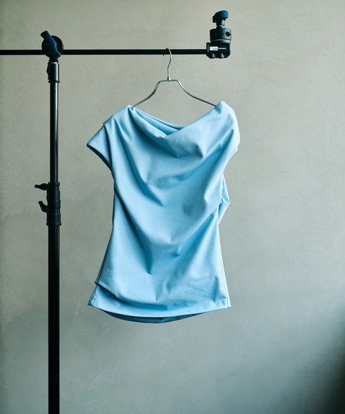 tシャツ 「A-GIRL'S×ROPE' BY AYA KANEKO」アシンメトリースウェットトップス「メディア掲載」 レディース