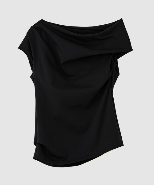 tシャツ 「A-GIRL'S×ROPE' BY AYA KANEKO」アシンメトリースウェットトップス「メディア掲載」 レディース ROPE' tシャツ 「A-GIRL'S×ROPE' BY AYA KANEKO」アシンメトリー
