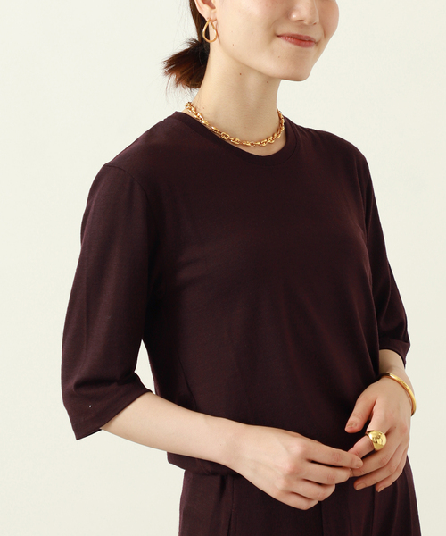 tシャツ wool 100 jersey Tシャツ レディース