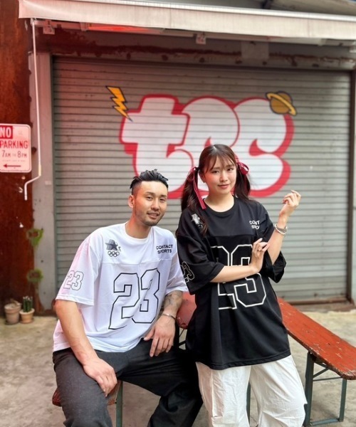 tシャツ ipugo/イプゴ ユニセックス 23ロゴ ゲームシャツ レディース メンズ ipugo tシャツ ipugo/イプゴ ユニセックス 23ロゴ ゲームシャツ