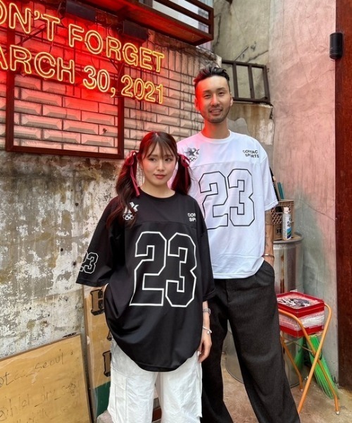 tシャツ ipugo/イプゴ ユニセックス 23ロゴ ゲームシャツ レディース メンズ ipugo tシャツ ipugo/イプゴ ユニセックス 23ロゴ ゲームシャツ