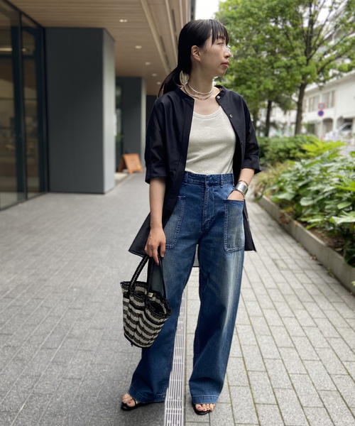 「JOURNAL STANDARD」 半袖ブラウス - ブラウン レディース JOURNAL STANDARD 「JOURNAL STANDARD」 半袖ブラウス - ブルー