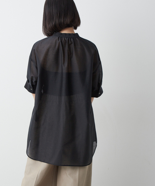 「JOURNAL STANDARD」 半袖ブラウス - ブラウン レディース journal standard L'essage 「journal L'essage」 半袖ブラウス