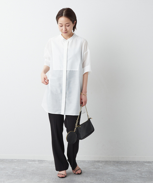 journal standard L'essage 「journal L'essage」 半袖ブラウス