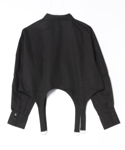 ブラウス シャツ ブロードガーターデザインブラウス レディース STYLEBLOCK ブラウス シャツ ブロードガーターデザインブラウス