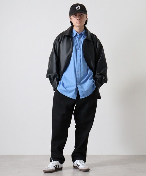 SUGGESTION パンツ Melton wide pants / メルトン ワイドパンツ unisex