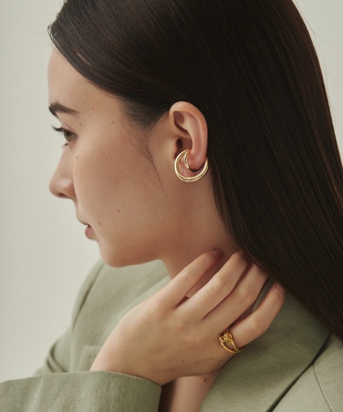 ciite' イヤーカフ 立体デザインイヤーカフ（片耳用） レディース