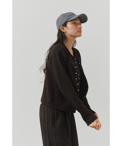 ALEXIA STAM（アリシアスタン） カーディガン Layered Snap Cardigan