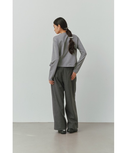 ALEXIA STAM - カーディガン ALEXIA STAM カーディガン Layered Snap Cardigan /レイヤード